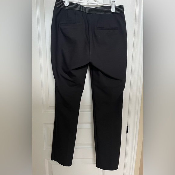 Zara black tapered pants, elastic back waistband, size S - Picture 5 of 9